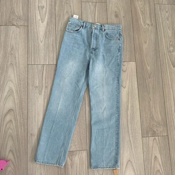 Reformation Light Blue High Rise Jeans - Picture 2 of 8